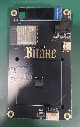 Bitaxe 601 Motherboard with Soldered Parts